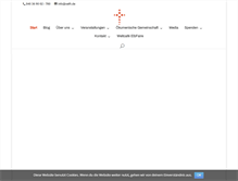 Tablet Screenshot of oekumenisches-forum-hafencity.de